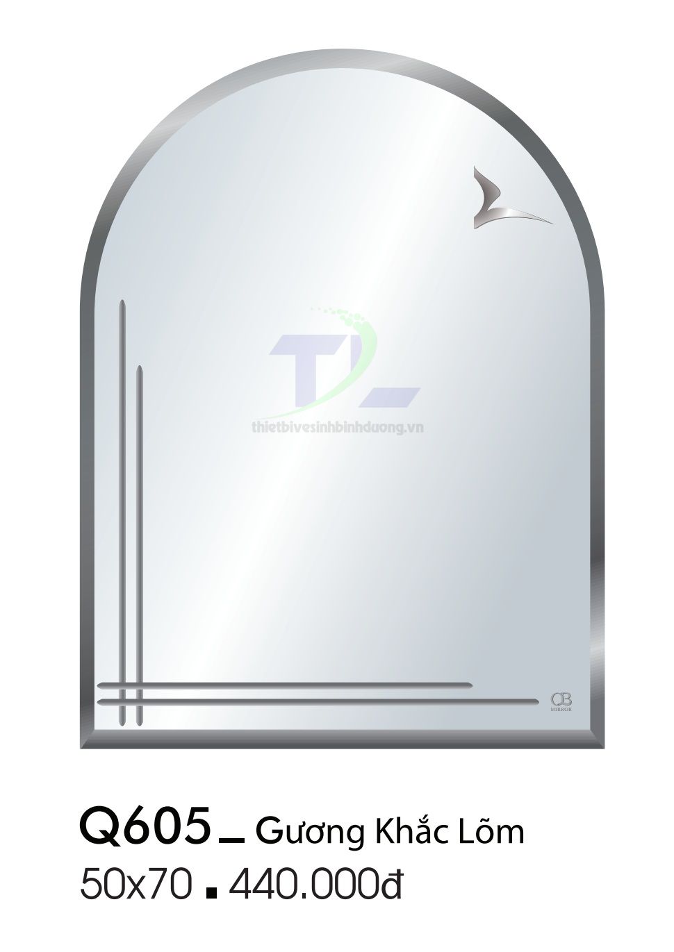 Gương soi phòng tắm QB Q605